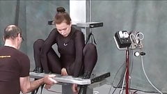 Tied and fucking machine